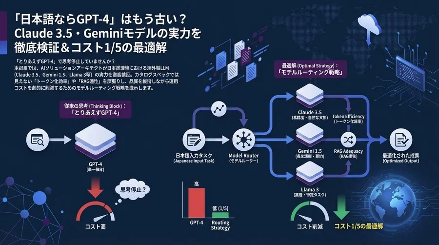 「日本語ならChatGPT」はもう古い？Claude 3.5・Geminiモデルの実力を徹底検証＆コスト1/5の最適解