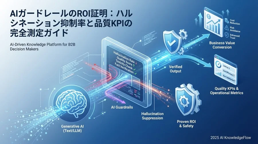 【品質KPI】ハルシネーション抑制を測る技術指標 - Section Image