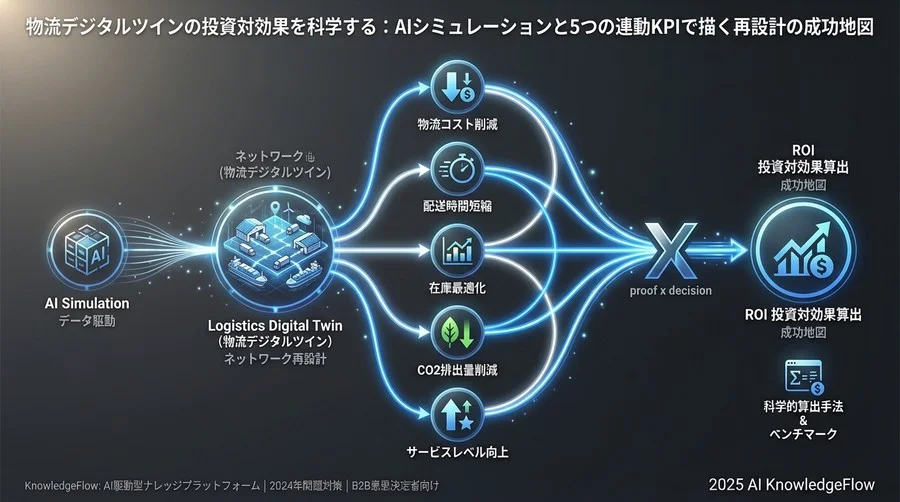 物流デジタルツイン導入の成否を分ける5つの「連動KPI」 - Section Image