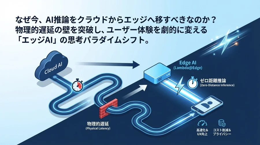 Lambda@Edgeで実現する「ゼロ距離推論」：物理的遅延を突破し、UXを劇的に変えるエッジAI戦略