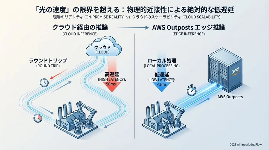 1. 「光の速度」の限界を超える：物理的近接性がもたらす絶対的な低遅延 - Section Image