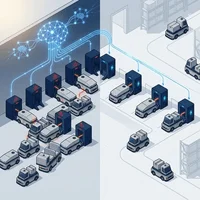 ロボット導入の落とし穴「充電渋滞」を解消へ。AIエネルギー管理で稼働率12%向上を実現した現場の全記録