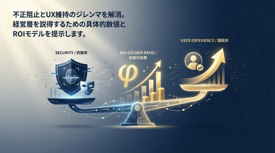 ディープフェイク対策の投資対効果を最大化する：防御率と離脱率の黄金比を導くROIモデル