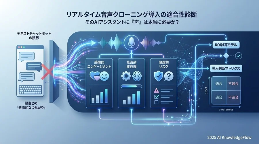 診断指標②：リアルタイム対話の「技術的・運用的」成熟度 - Section Image