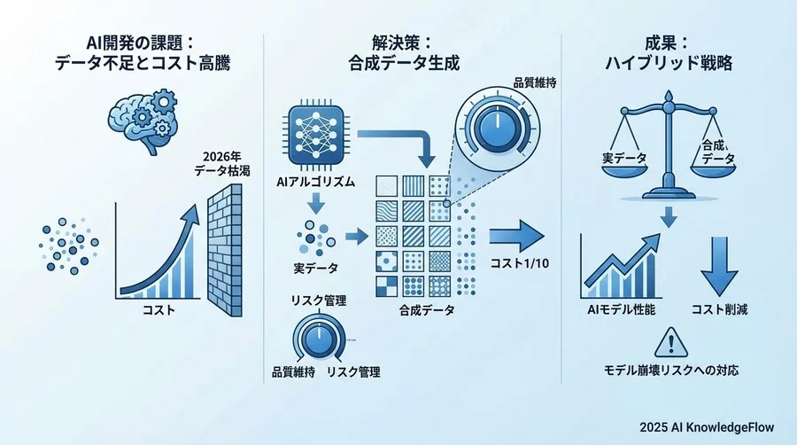 ニュースの焦点：AI開発は「データ収集」から「データ生成」のフェーズへ - Section Image