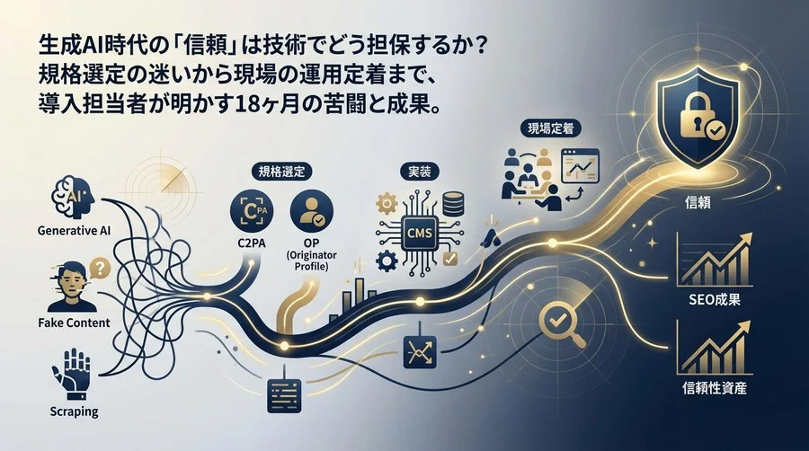 生成AI時代の「信頼」実装記：規格選定の迷いから現場定着まで、18ヶ月の苦闘と成果