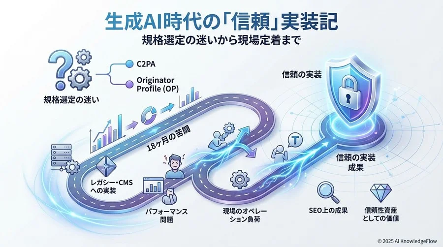 技術選定のリアル：C2PA準拠か、ブロックチェーン独自実装か - Section Image