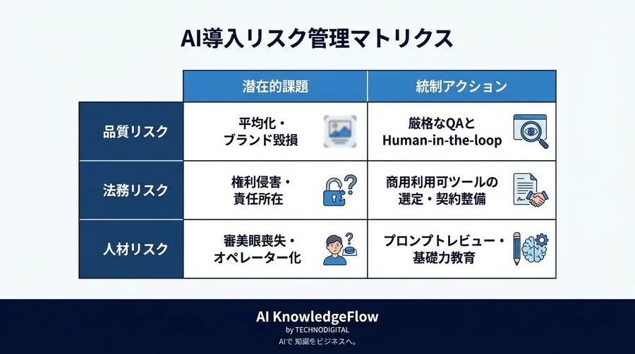 生成AI導入が招く「デザイン組織の空洞化」リスクと回避策：プロンプトデザインの真実 - Conclusion Image