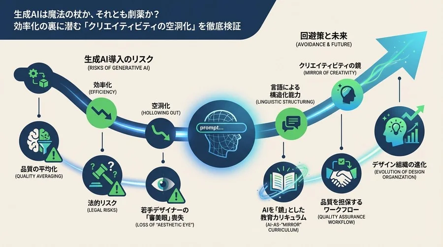 生成AI導入が招く「デザイン組織の空洞化」リスクと回避策：プロンプトデザインの真実