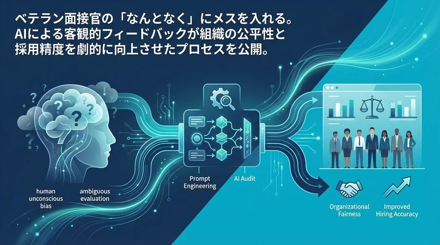 採用面接の「なんとなく」を科学する：プロンプトエンジニアリングによるバイアス検知の実践