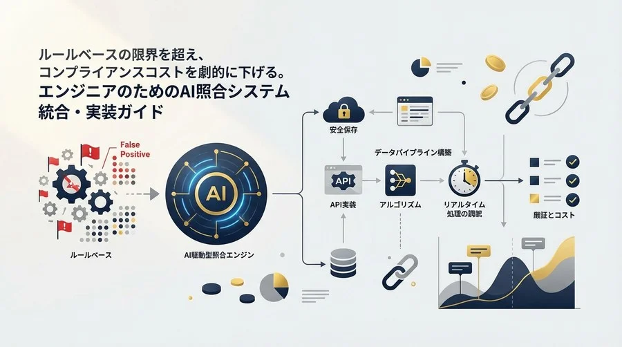 PEPs照合のAI統合実装：誤検知を削減するAPI設計とチューニング手法