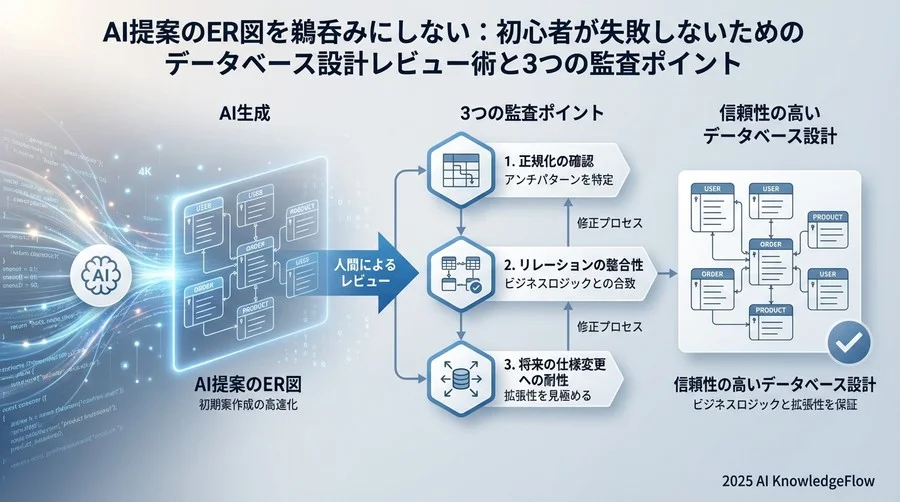 DB設計アプローチの比較検討：AI活用型 vs 従来型 - Section Image