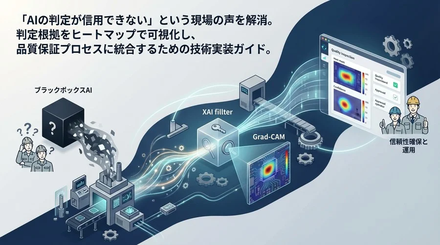 ブラックボックスを解き放つ：製造現場のための説明可能なAI（XAI）実装と信頼性確保の技術指針