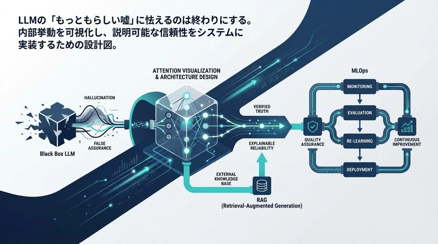 LLMの「嘘」を見抜くアーキテクチャ設計：Attention可視化によるハルシネーション抑制の実践