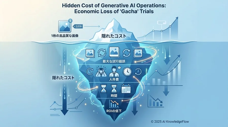 生成AI運用の隠れたコスト：「ガチャ」試行回数の経済的損失 - Section Image