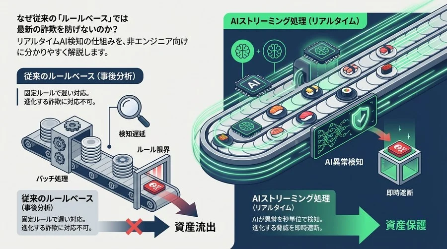 不正検知の「1秒」が命取りに？AIストリーミング処理で金融犯罪を即時遮断する仕組み