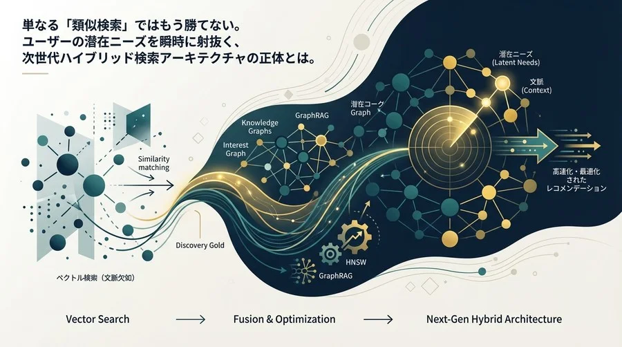 ベクトルDBと興味関心グラフの融合：文脈を捉える次世代検索アーキテクチャの最適化と高速化戦略