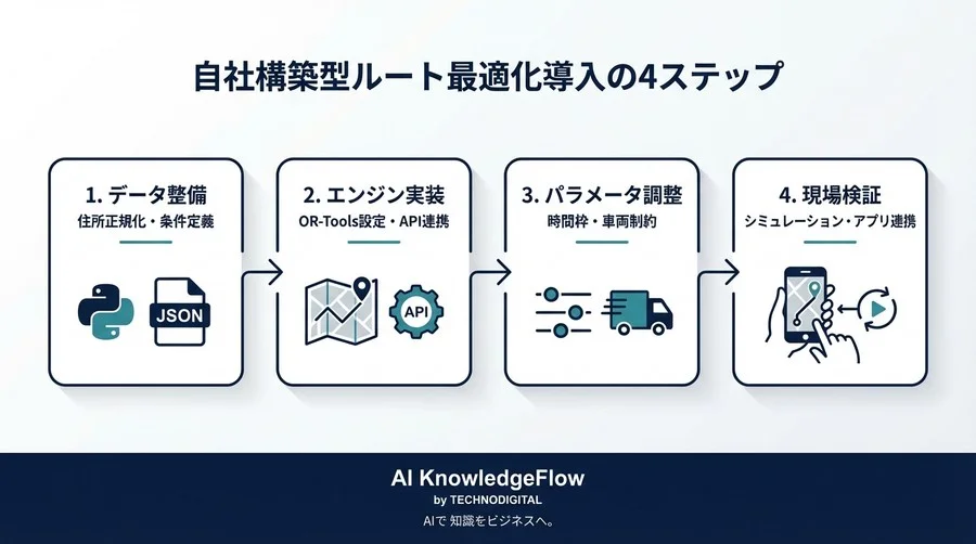 Grab流の配送効率をOSSで再現！PythonとOR-Toolsで構築する動的ルート最適化エンジンの実装手順 - Conclusion Image
