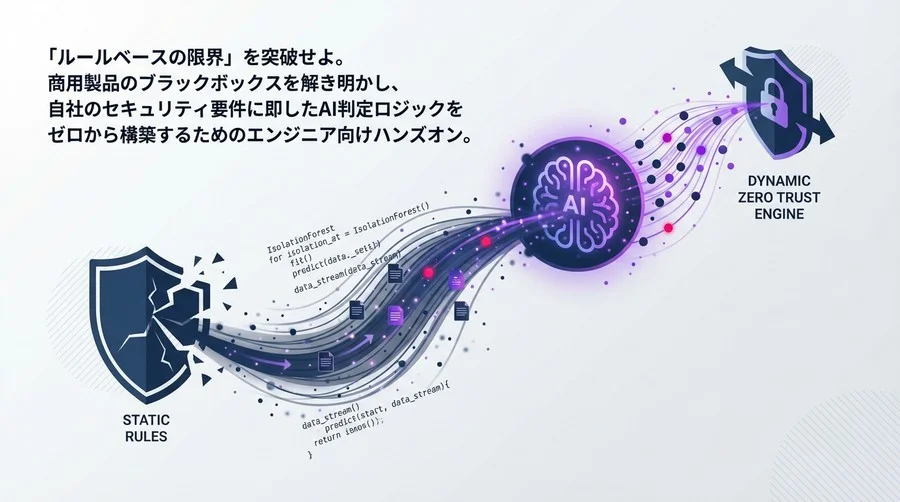 Pythonで自作するゼロトラスト動的制御エンジン：AI異常検知の実装とセキュリティロジックの解明