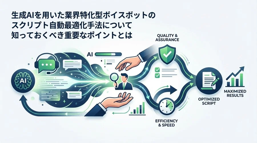 生成AIボイスボットのスクリプト最適化：品質と効率を両立する「Human-in-the-loop」運用戦略