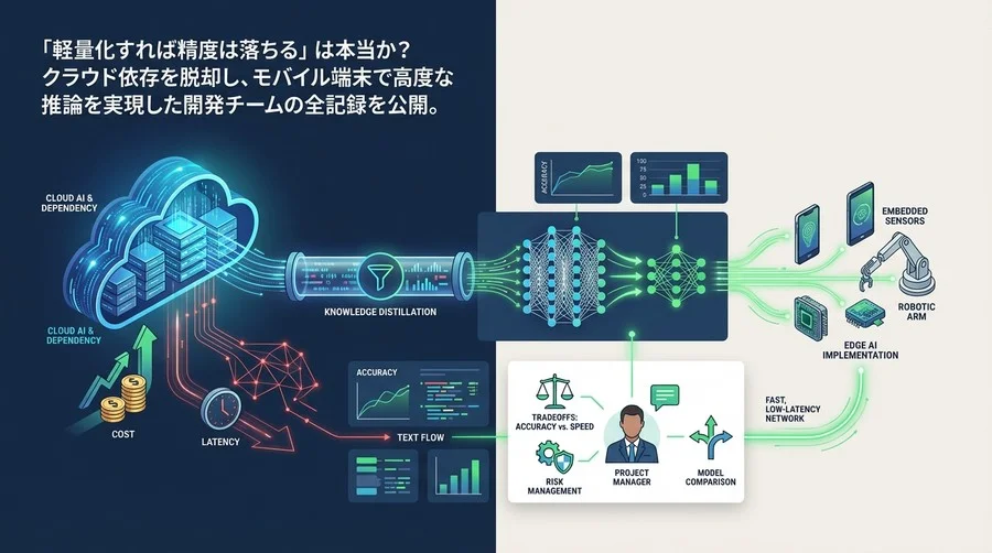「軽量化＝精度劣化」は誤解？知識蒸留でクラウド依存を脱却しエッジAI実装へ挑んだ全記録