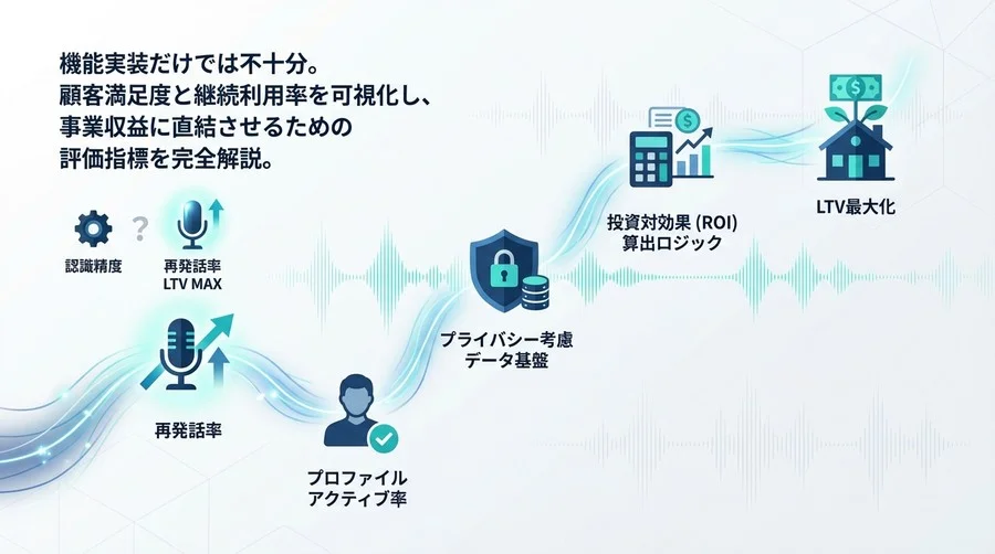 認識精度より「再発話率」を見よ：話者識別AIでスマートホームのLTVを最大化する5つのKPI設計