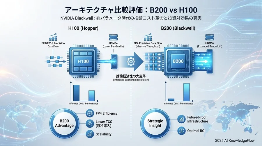 アーキテクチャ比較評価：B200 vs H100 - Section Image