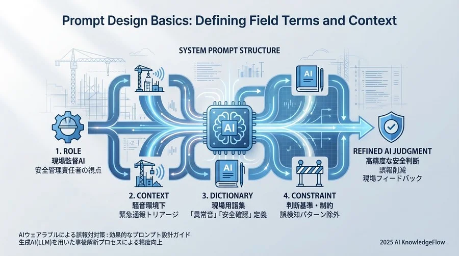 プロンプト設計の基本：現場用語と文脈の定義 - Section Image