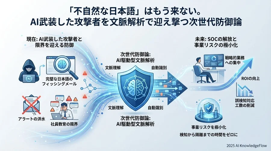 AIによる自動識別がもたらす「SOCの解放」と「事業リスクの極小化」 - Section Image