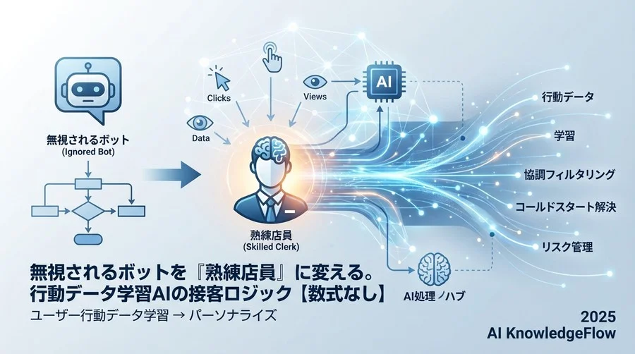 基礎編：AIチャットボットと行動データの関係性 - Section Image