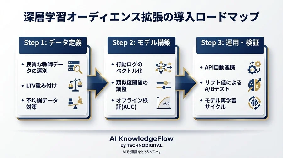媒体自動拡張のCPA高騰を防ぐ、深層学習による制御可能な類似オーディエンス設計論 - Conclusion Image