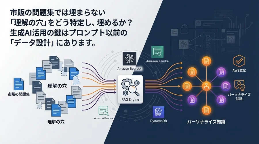 Amazon Bedrockで実現するAWS認定試験対策：理解の穴を埋めるデータ設計とRAG構築術