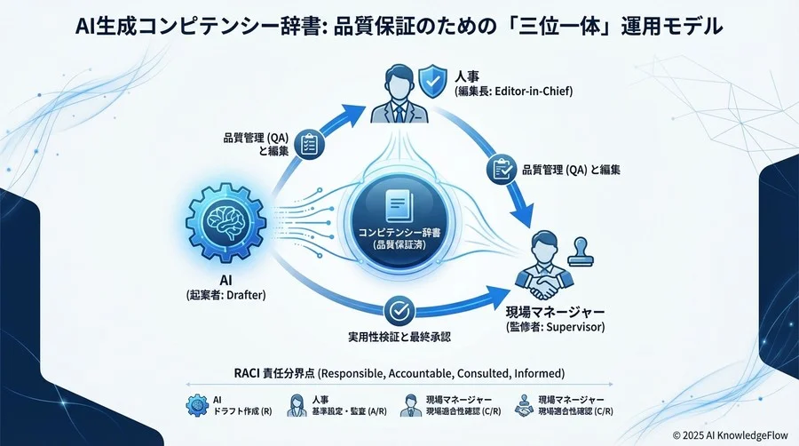 2. 人事・現場・AIの「三位一体」チーム体制設計 - Section Image