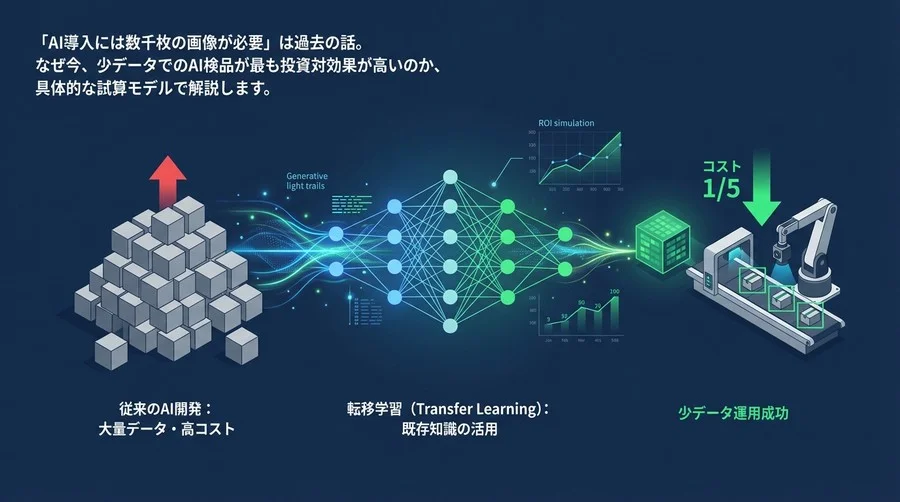 「データ不足」は過去の話。転移学習で実現するAI検品コスト1/5の経済学