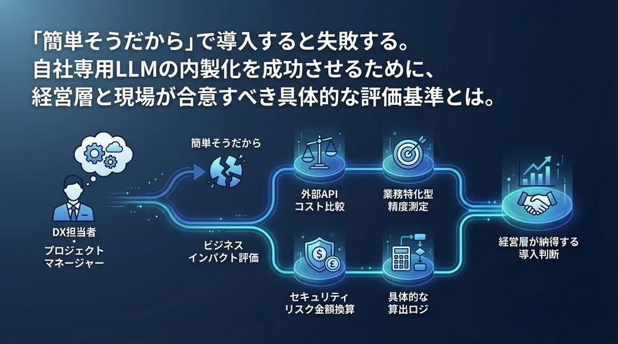 AutoTrainでLlamaモデルを内製化する前に：経営層が納得するコスト対効果と導入判断の全指標