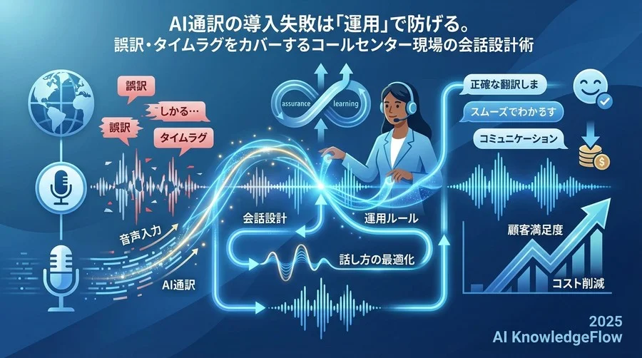 トラブル1：音声認識エラーと誤訳（「正しく伝わらない」問題） - Section Image