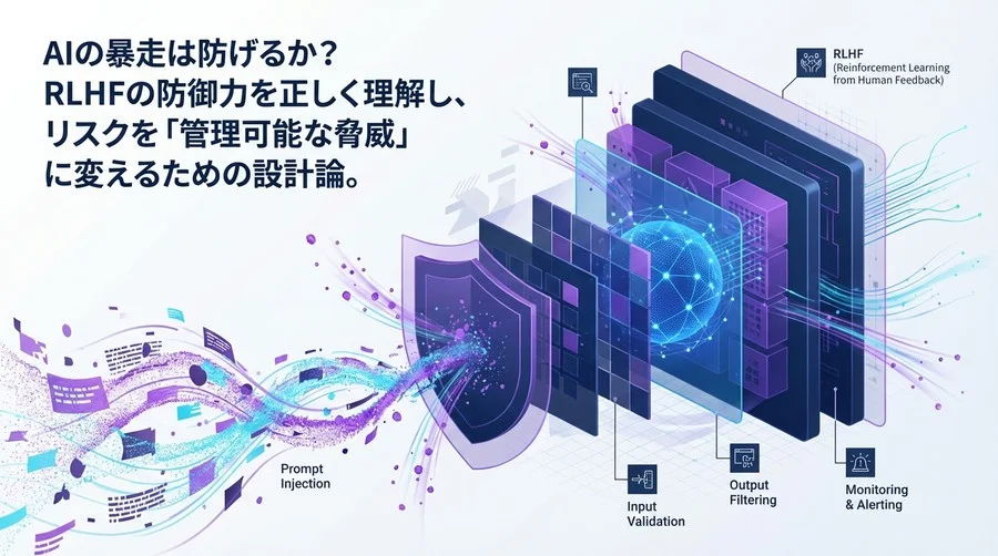 プロンプトインジェクション対策の現実解：RLHFの限界を知り多層防御でリスクを飼い慣らす設計論