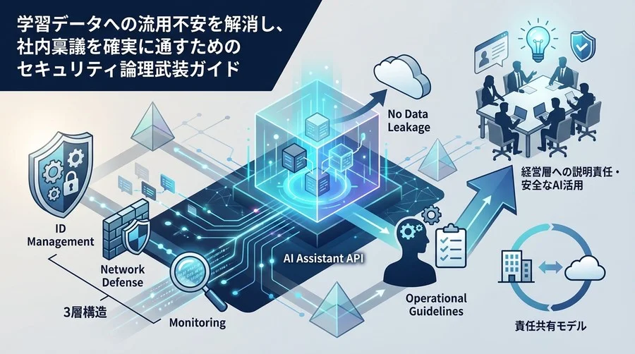 Gemini API導入のセキュリティ論理武装：学習データ流用への不安を払拭する