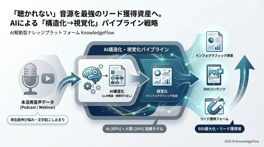 3つのフレームワークで実現する「聴くコンテンツ」の視覚的資産化 - Section Image 3