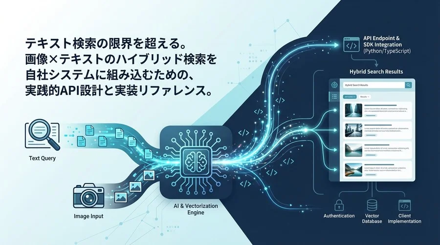 マルチモーダルハイブリッド検索APIの実装設計書：画像×テキスト統合のアーキテクチャとSDKコード
