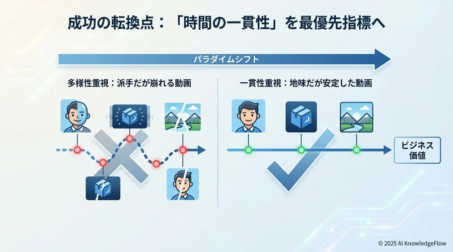 成功の転換点：「時間の一貫性」を最優先指標へ - Section Image