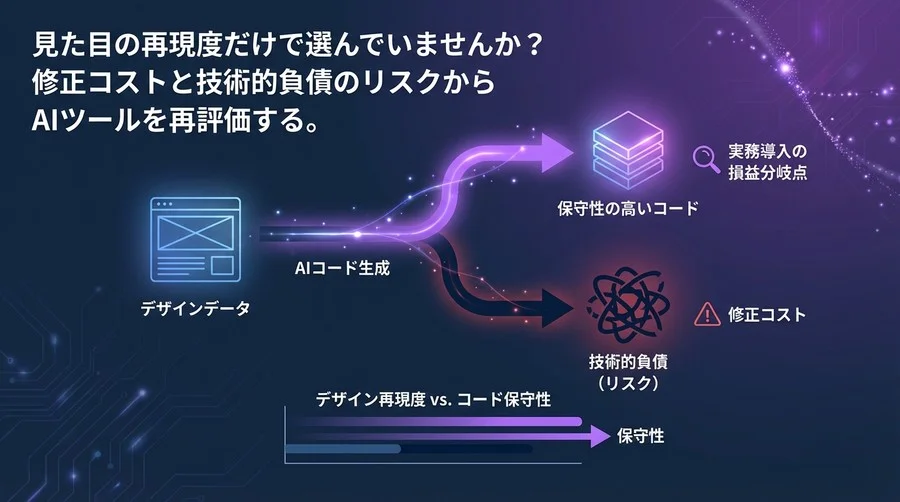 Figmaからコード生成のリスクと課題：AI技術的負債を味わう