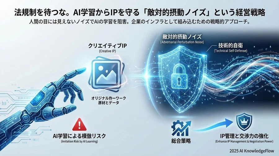 敵対的摂動ノイズの本質：AIの「目」だけを欺く不可視の盾 - Section Image