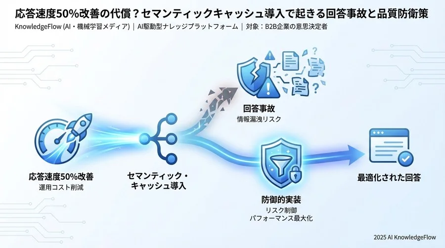 セマンティック・キャッシュの「効率性」に潜む罠 - Section Image