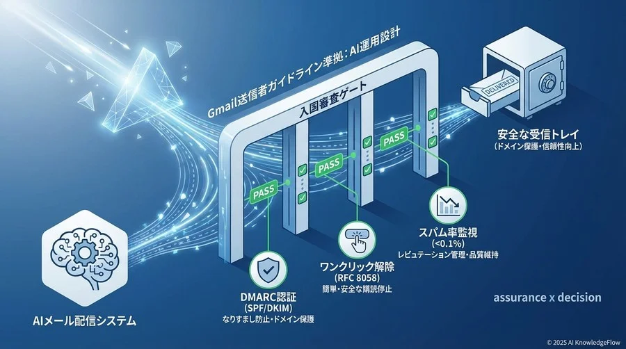 Gmail送信者ガイドラインに準拠したAI運用設計 - Section Image