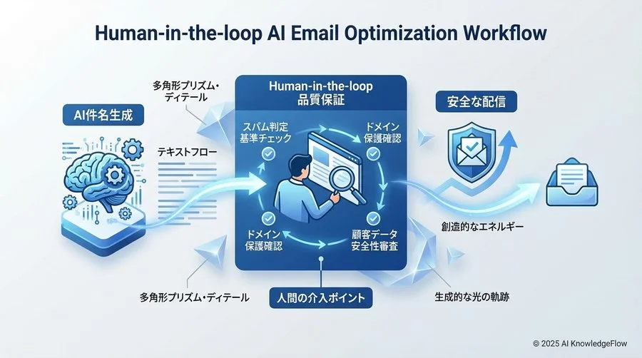 Human-in-the-loop（人間介在）による品質保証フロー - Section Image