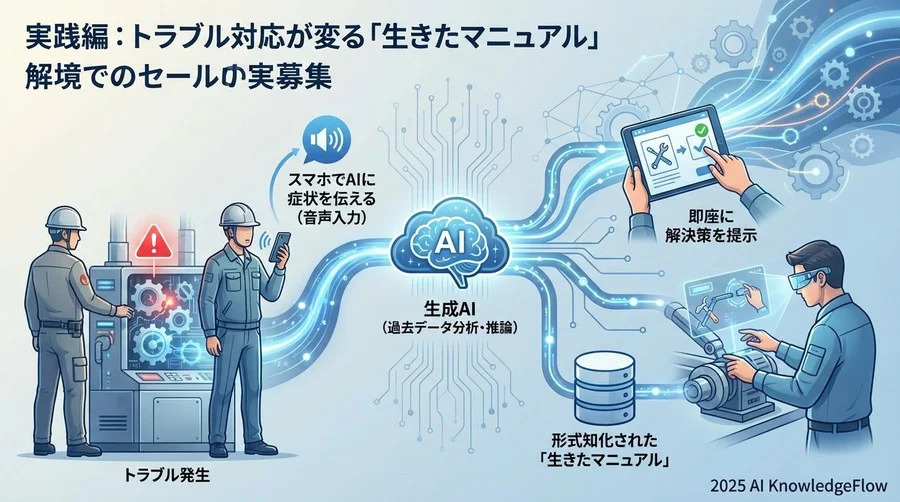 実践編：トラブル対応が変わる「生きたマニュアル」 - Section Image