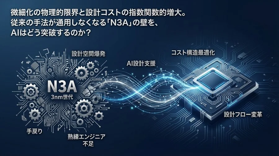 N3AにおけるAI設計支援が3nm時代の経営リスクを軽減する理由