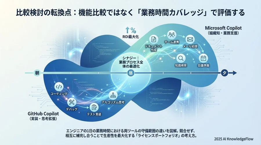 比較検討の転換点：機能比較ではなく「業務時間カバレッジ」で評価する - Section Image