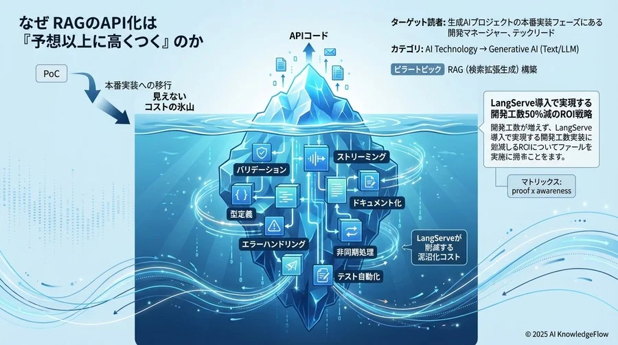 なぜRAGのAPI化は「予想以上に高くつく」のか - Section Image